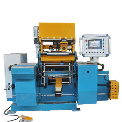 qualità  26rpm Reactor Copper Foil Winding Machine Automatic Cold Pressure Welding fabbrica