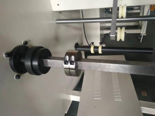 Avvolgitrice automatica per bobine di trasformatore con motore da 7,5KW, velocità 0 ~ 90 RPM e sistema di controllo PLC