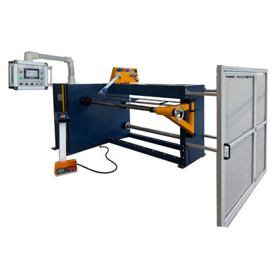 Macchina avvolgitrice per trasformatori da 7,5 kW con albero da 40x40 mm e dimensioni 1200 mm x 800 mm x 1500 mm