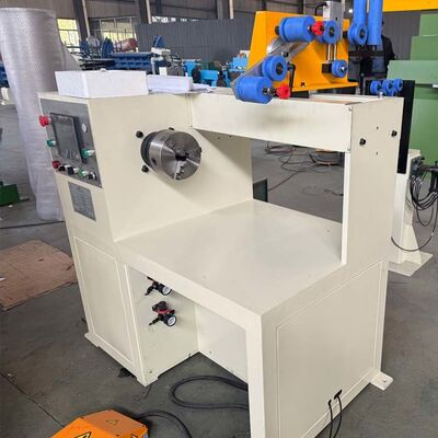 Macchina avvolgitrice per trasformatori con altezza punte 900mm dotata di servomotore da 0,75kw e motore di avvolgimento da 2,2kw