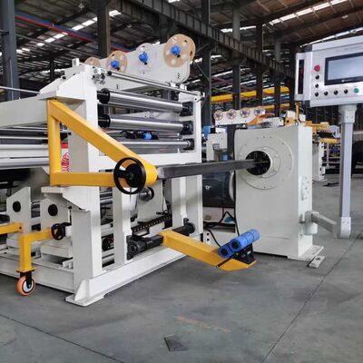 Macchina di avvolgimento di fogli di plastica a trasformatore da 15 kW con spessore di foglio di rame da 0,2-2,0 mm e velocità di avvolgimento regolabile fino a 20 giri al minuto