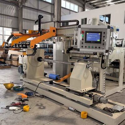 Transformer Foil Winding Machine con potenza di avvolgimento di 15 kW, controllo della tensione pneumatica per folio di rame da 0,2-2,0 mm