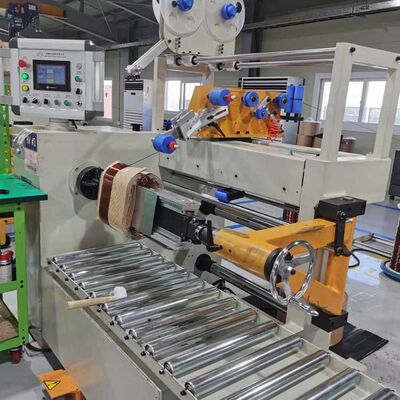 Macchina avvolgitrice per trasformatori con supporto triangolare per fili di rame e alluminio da 0,3-5,0 mm