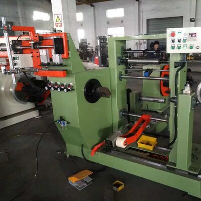 Transformer Foil Winding Machine con velocità di avvolgimento costante, saldatura TIG e doppia decollatura