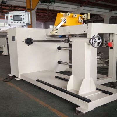 Avvolgitrice per bobine CNC con arresto di emergenza con cavo piatto massimo 5x12 mm e larghezza di avvolgimento massima 400 mm