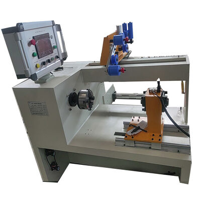 Macchina di avvolgimento a bobina del trasformatore controllata da PLC con servomotore da 0,75 kW e larghezza massima di avvolgimento di 400 mm