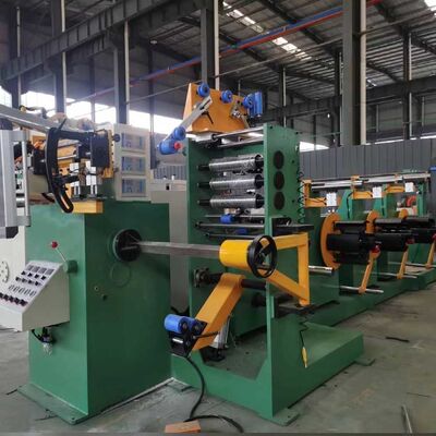 Avvolgitrice per lamina di rame per saldatura TIG controllata da PLC con larghezza della lamina di 600 mm per trasformatori