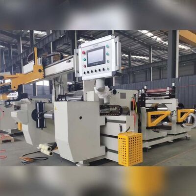 Macchina automatica per avvolgimento di fogli di rame per bobine di reattori con foglio di rame da 0,2-2,0 mm e peso massimo della bobina di 1000 kg