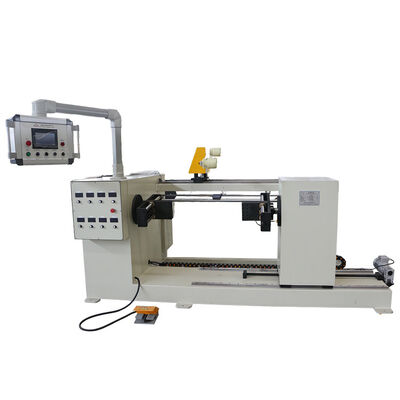 Macchina avvolgitrice automatica programmabile per bobine di reattore con larghezza di avvolgimento di 1000 mm, azionamento a doppio motore e controllo PLC