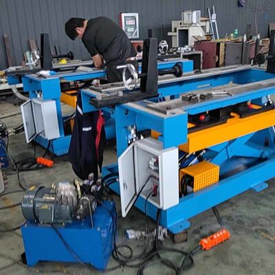 Tavolo di impilamento per nuclei amorfi idraulici ZPT-3T con capacità di 3000 kg e funzione di rotazione di 90° alimentato da motore da 2,2 KW